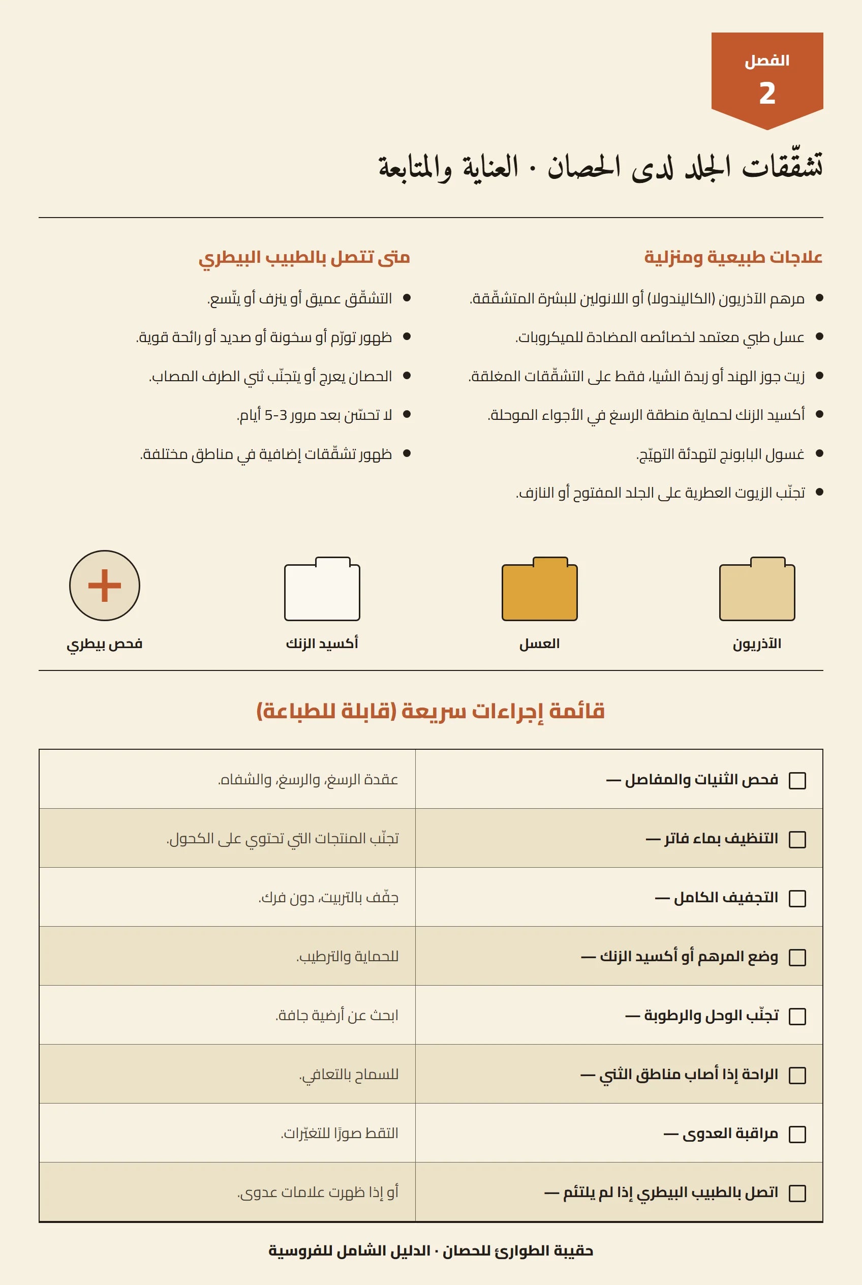 العناية بتشققات الجلد